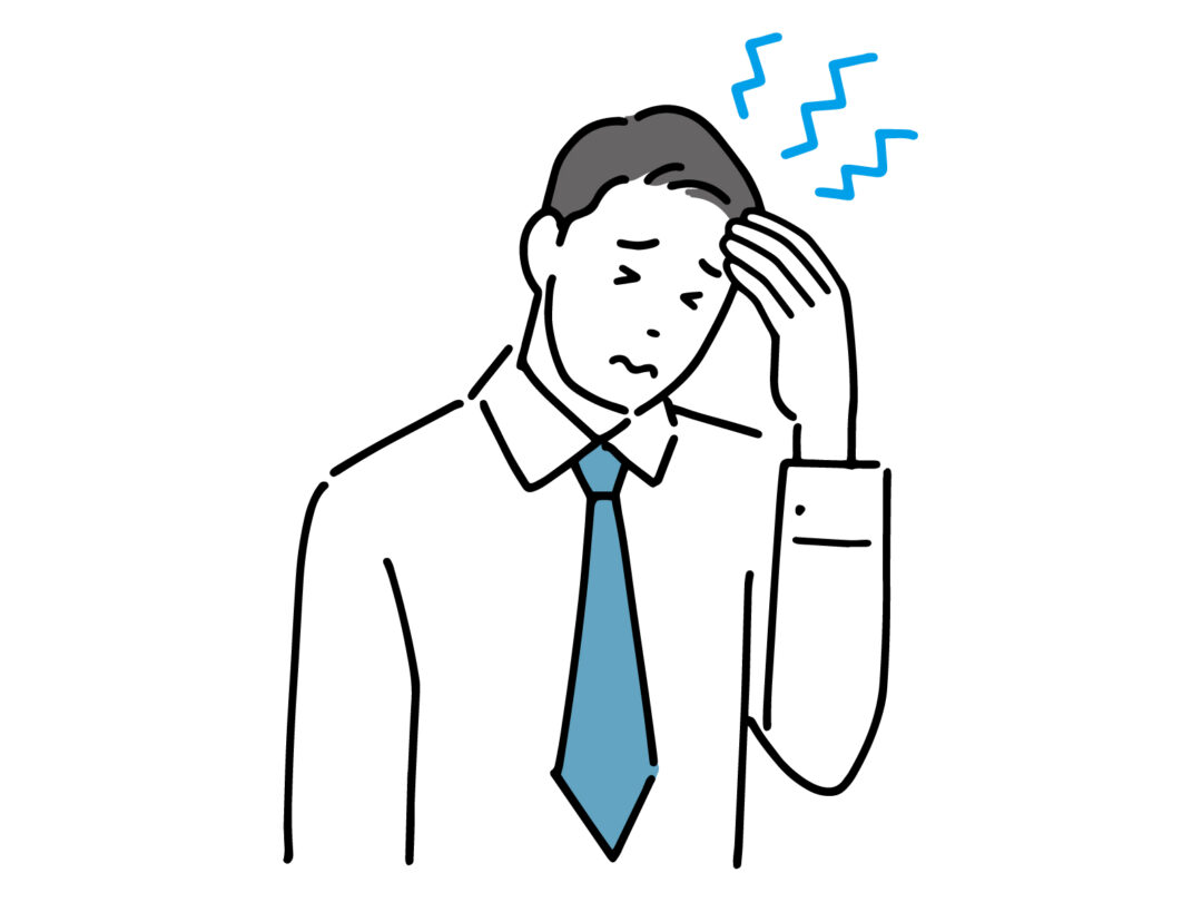 パソコンやスマホを多用する人、仕事でストレスを感じている人は緊張性頭痛を発症し易いです