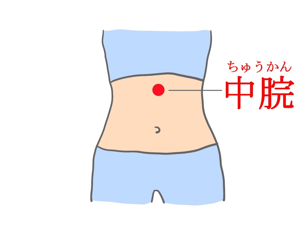 自律神経の調整にも役立つツボ「中脘（ちゅうかん）」