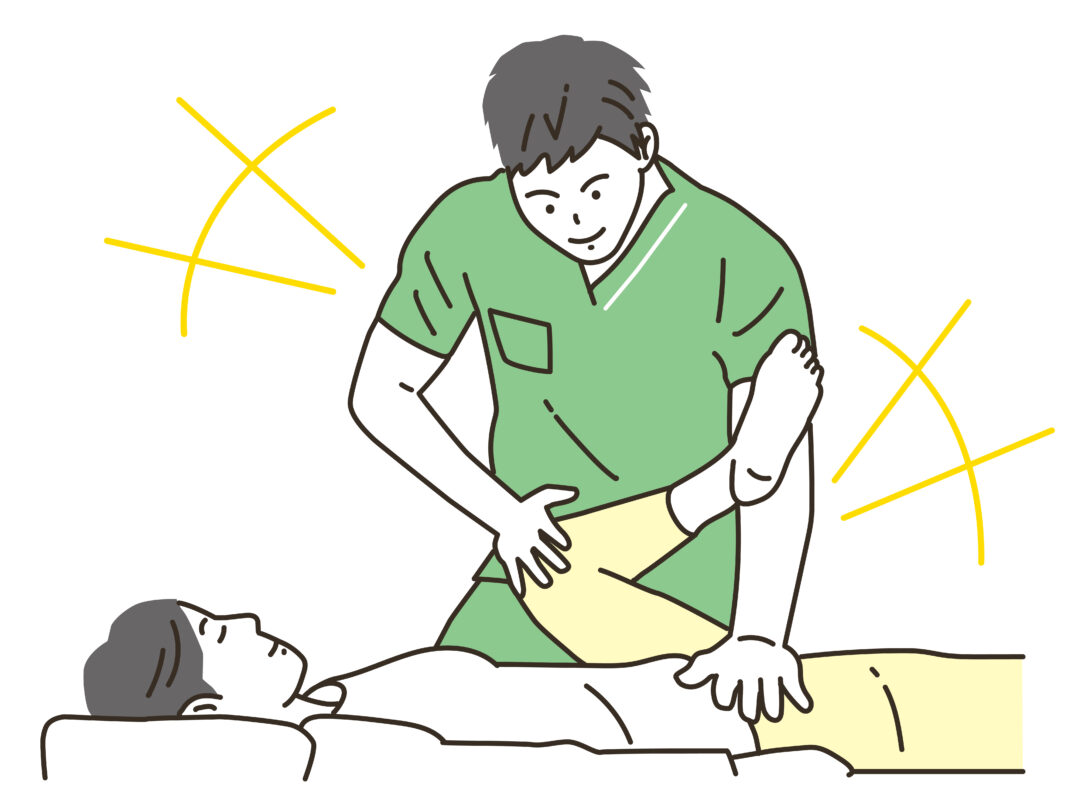 整体・カイロプラクティックの施術に満足げな女性